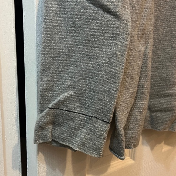 The Row Gray Long Sleeve Henley Top - Picture 2 of 6
